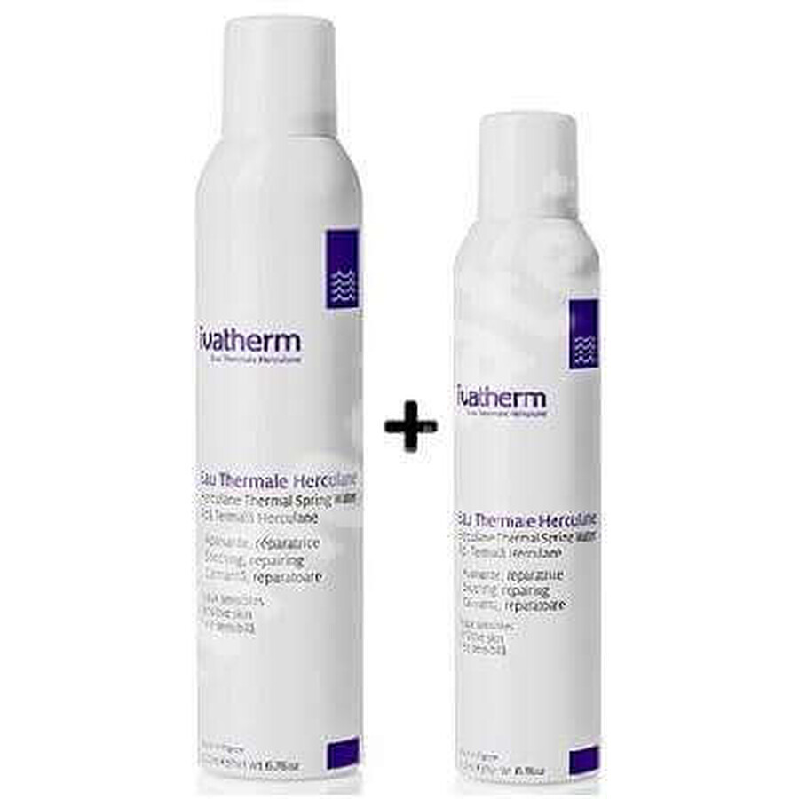 Pachet Apa termala Herculane spray, 300 + 200 ml, Ivatherm