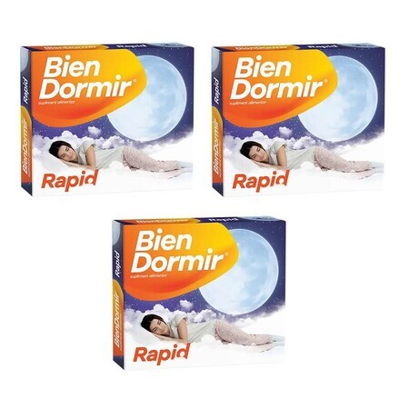 Pachet Bien Dormir Rapid (3 la preț de 2), 10 capsule, Fiterman Pharma