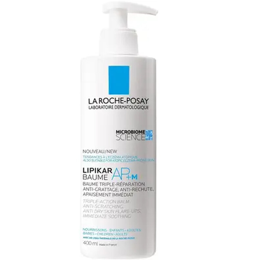 La Roche-Posay Lipikar Baume AP+M Balsam-Paket, 400 ml + Syndet AP+ Anti-Irritation Waschcreme, 200 ml