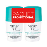 Vichy 48h Antitranspirant Roll-on Deodorant, 50 ml + 50 ml
