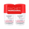 Vichy Stress-Resist 72h Intensives Antitranspirant Roll-On Deodorant, 50 ml + 50 ml
