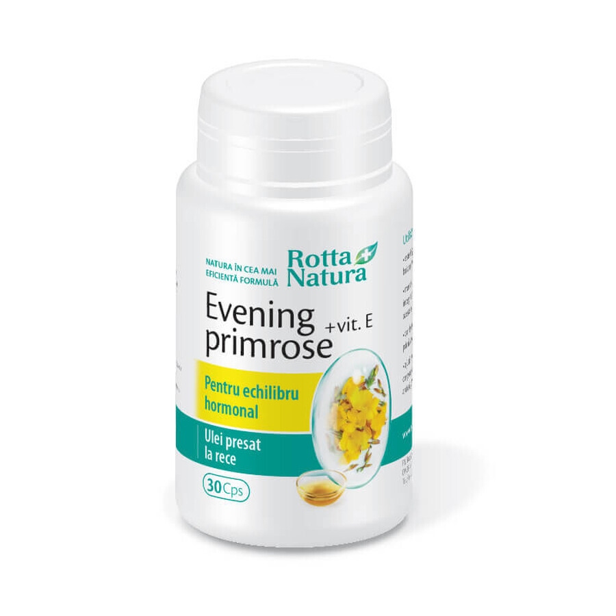 Nachtkerze + Vitamin E Packung, 90 Kapseln + 30 Kapseln, Rotta Natura