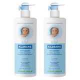 Pachet Lapte hidratant, 500 ml (reducere 50% la al doilea produs), Klorane Bebe