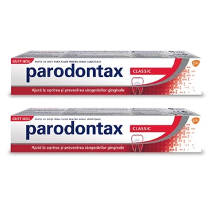Klassische Zahnpasta-Packung Parodontax, 75 ml + 75 ml, Gsk