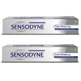 Pachet Pastă de dinți Extra Whitening Sensodyne, 100 ml + 100 ml, Gsk