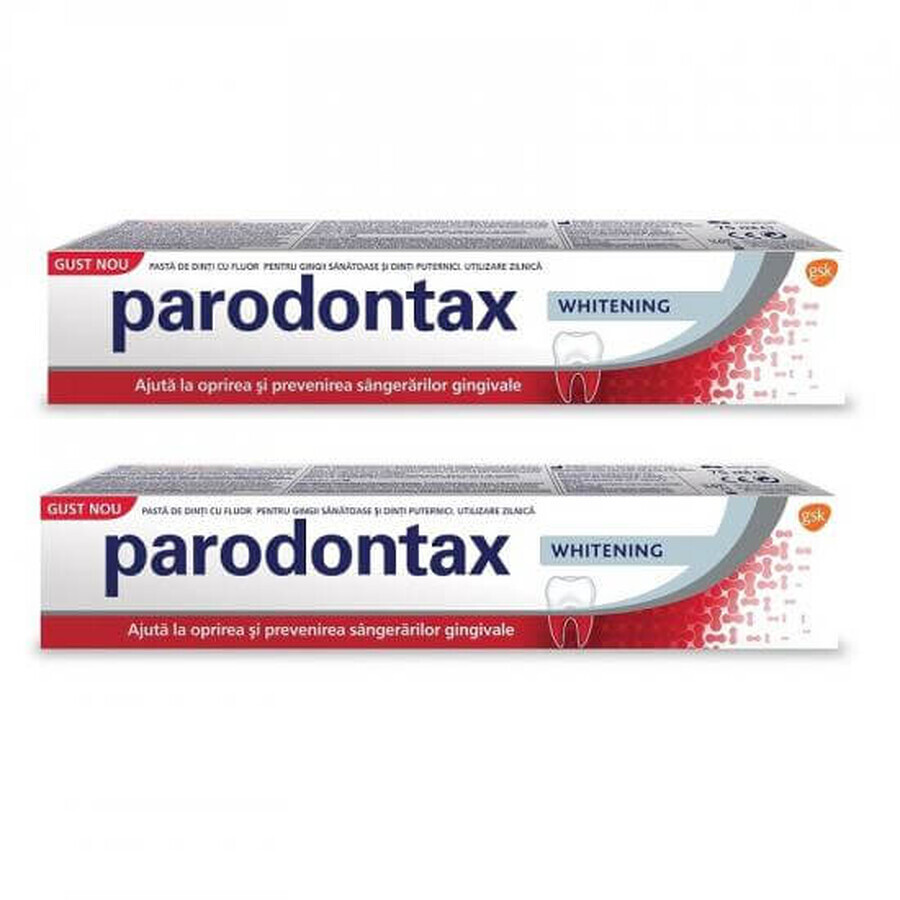 Whitening Zahnpasta-Packung Parodontax, 75 ml + 75 ml, Gsk