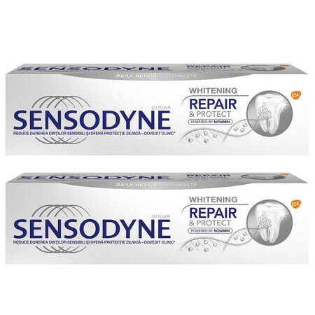 Sensodyne Whitening Repair & Protect Zahnpasta Packung, 75 ml + 75 ml, Gsk
