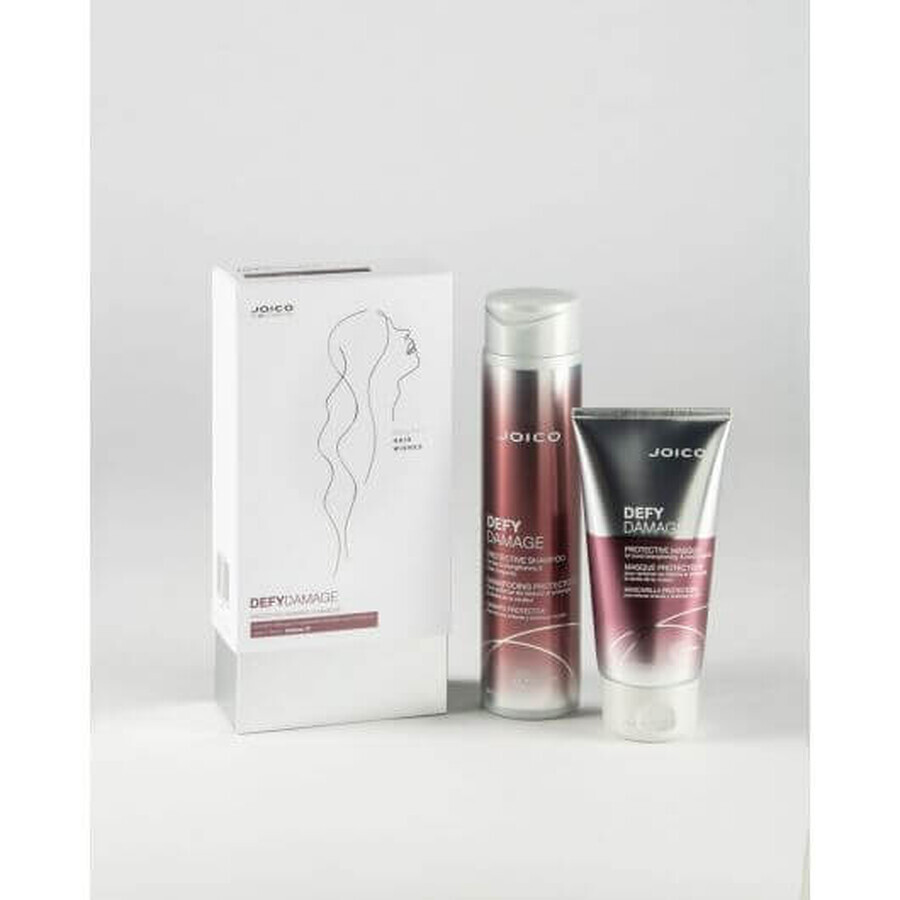 Pachet Xmas 2020 Defy Damage Sampon 300 ml + Masca 150 ml, Joico