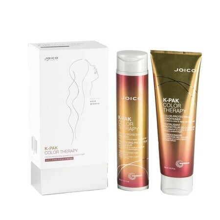 Pachet Xmas 2020 K-Pak Color Therapy Sampon 300 ml + Conditioner 250 ml, Joico