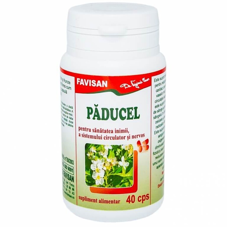 Păducel, 40 capsule, Favisan