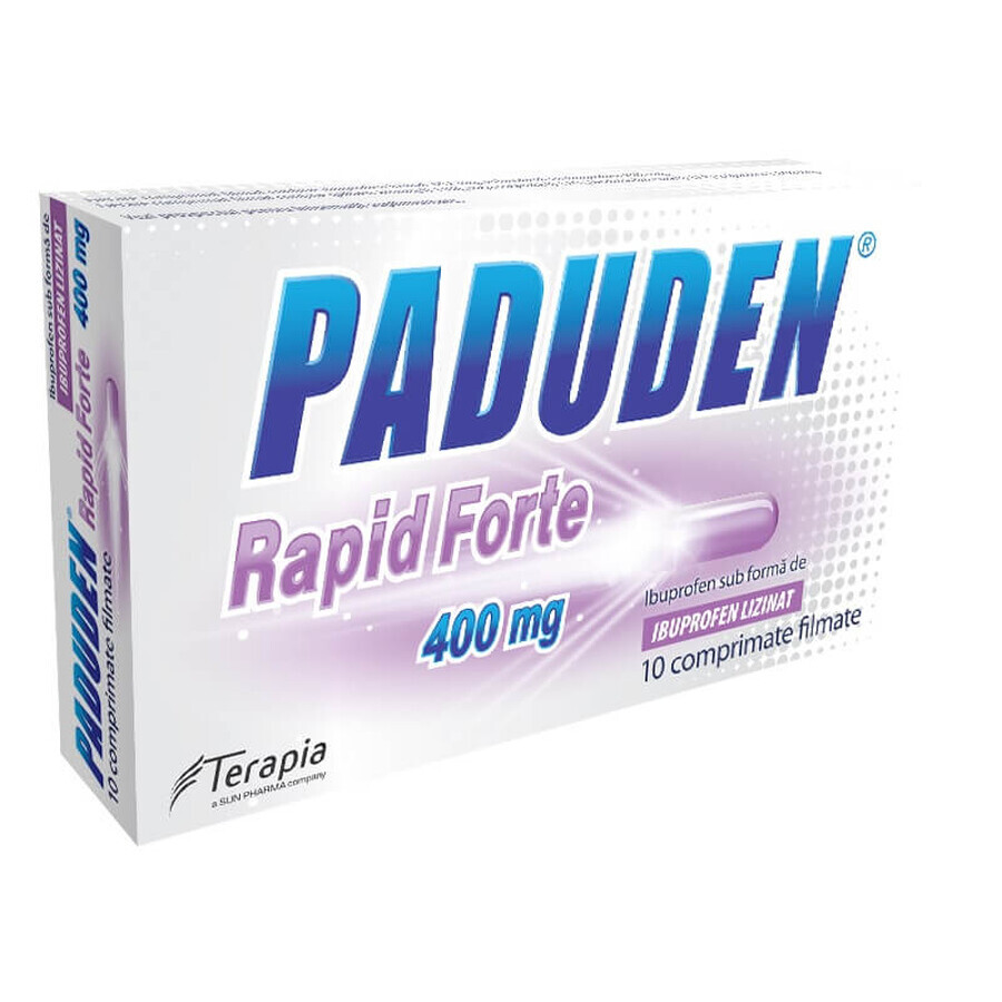 Paduden Rapid Forte 400 mg, 10 Tabletten, Therapie