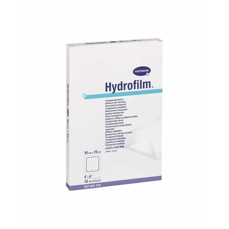 Hydrofilm Transparentverband, 10x15 cm (685759), 10 Stück, Hartmann