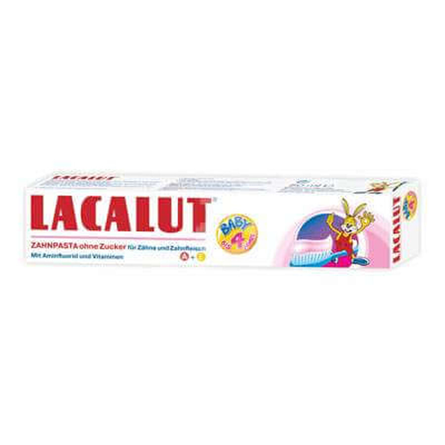 Pastă de dinți Lacalut Baby, 0-4 ani, 50 ml, Theiss Naturwaren