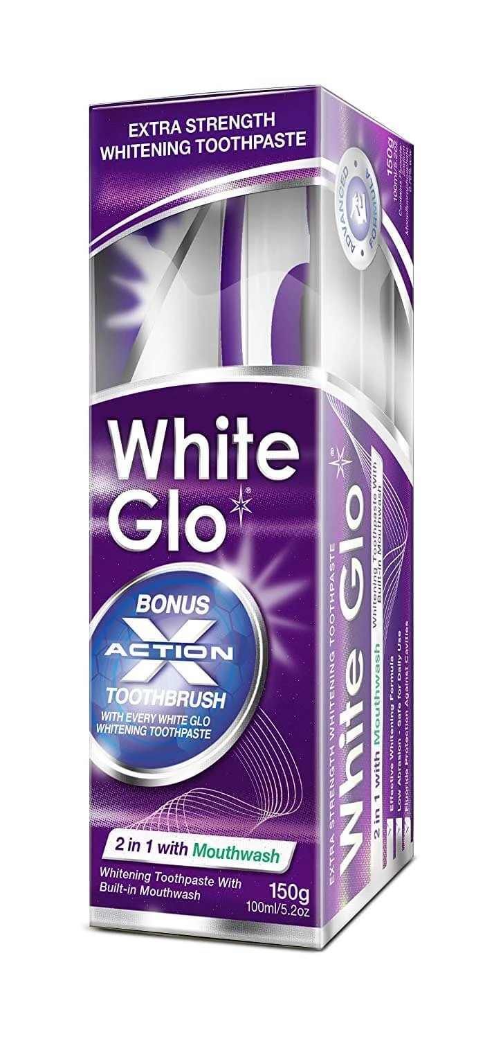 Zahnpasta White Glo 2 in 1, 100 ml, Barros Laboratories