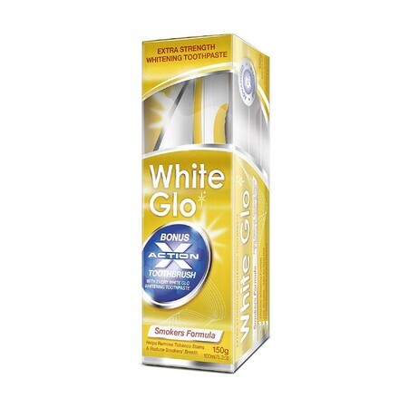 Zahnpasta White Glo Smokers Formula, 100 ml, Barros Laboratories