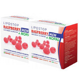 Pastile de slabit Lipostop Raspberry Men + Nopal pentru barbati, 60 + 30 capsule, Parapharm