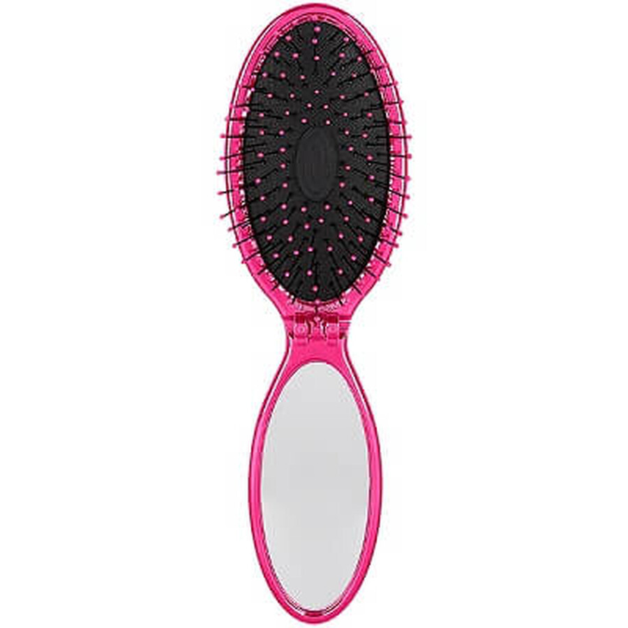 Perie compactă pentru descurcarea parului Pop & Go Roz, Wet Brush