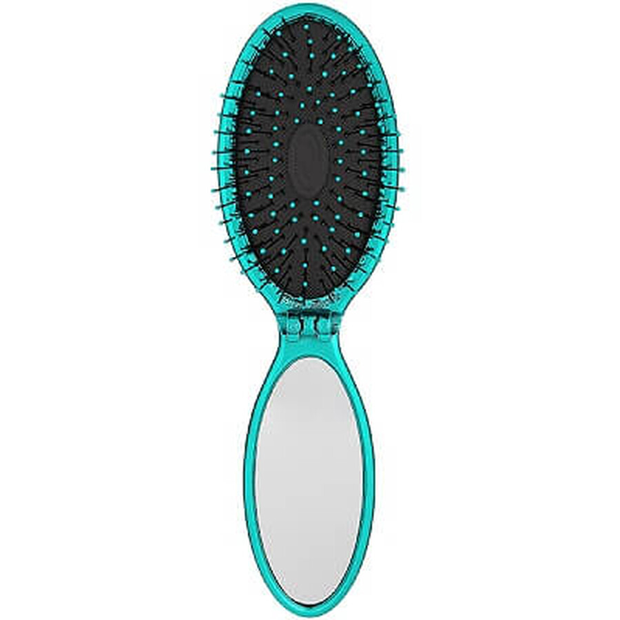 Perie compactă pentru descurcarea parului Pop & Go Verde, Wet Brush