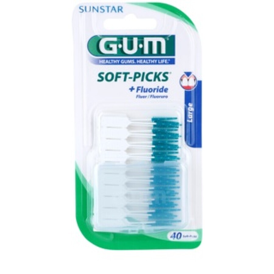 Perii interdentare Soft-Picks Large, 40 bucăți, Sunstar Gum