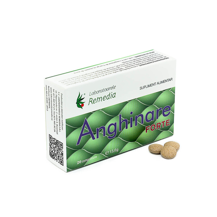 Anghinare Forte 500mg, 20 comprimate, Remedia