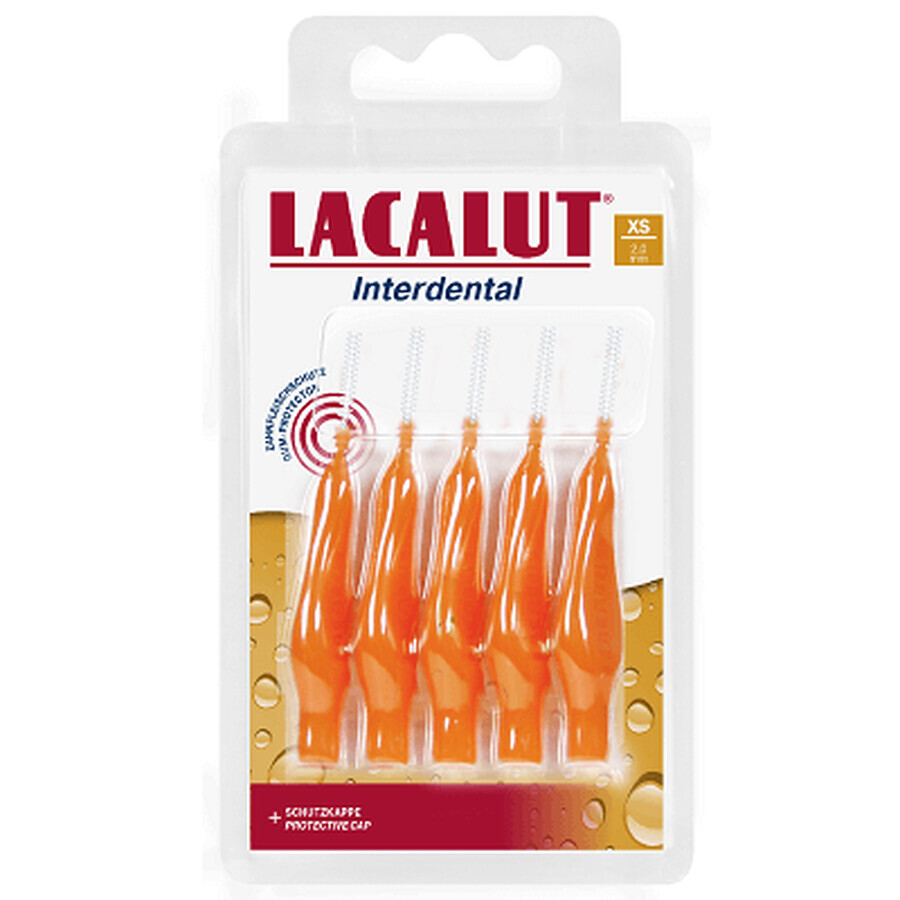 Periuțe interdentare XS 2.00 mm Lacalut, 5 bucăți, Theiss Naturwaren