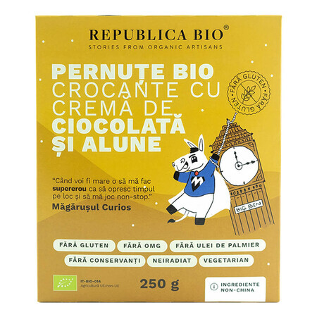 Bio-Knusperschokolade Windbeutel GLUTENFREI, 250 g, Republica BIO