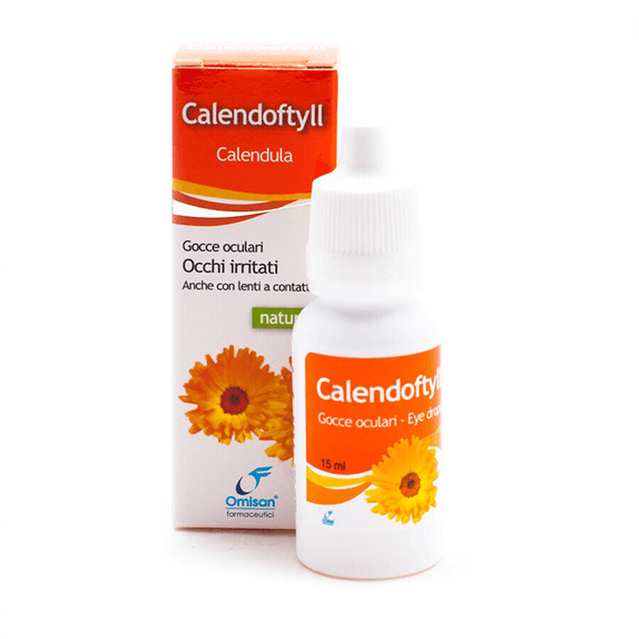 CalendOftyll Ringelblume Tropfen für gereizte Augen, 15 ml, Omisan Farmaceutici