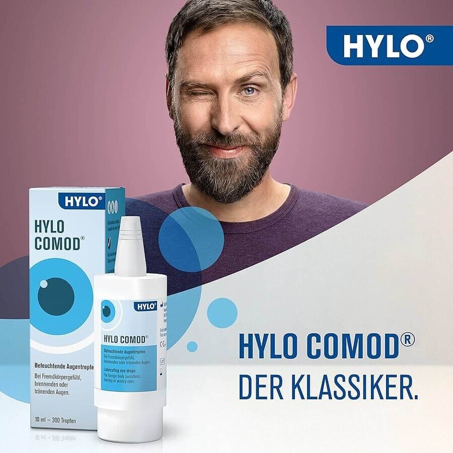 Hylo-Comod Augentropfen, 10 ml, Ursapharm