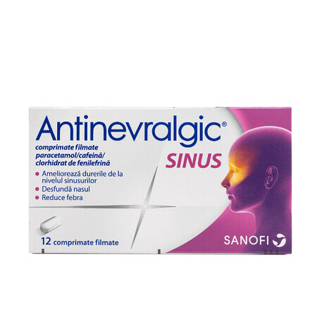 Antinevralgic Sinus, 12 tablets, Sanofi