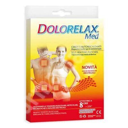 Plasturi cu efect cald 8 ore Dolorelax, 3 bucati. Coswell