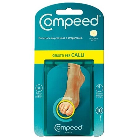 Interdigitalpflaster für tiefe Schwielen, 10 Stück, Compeed