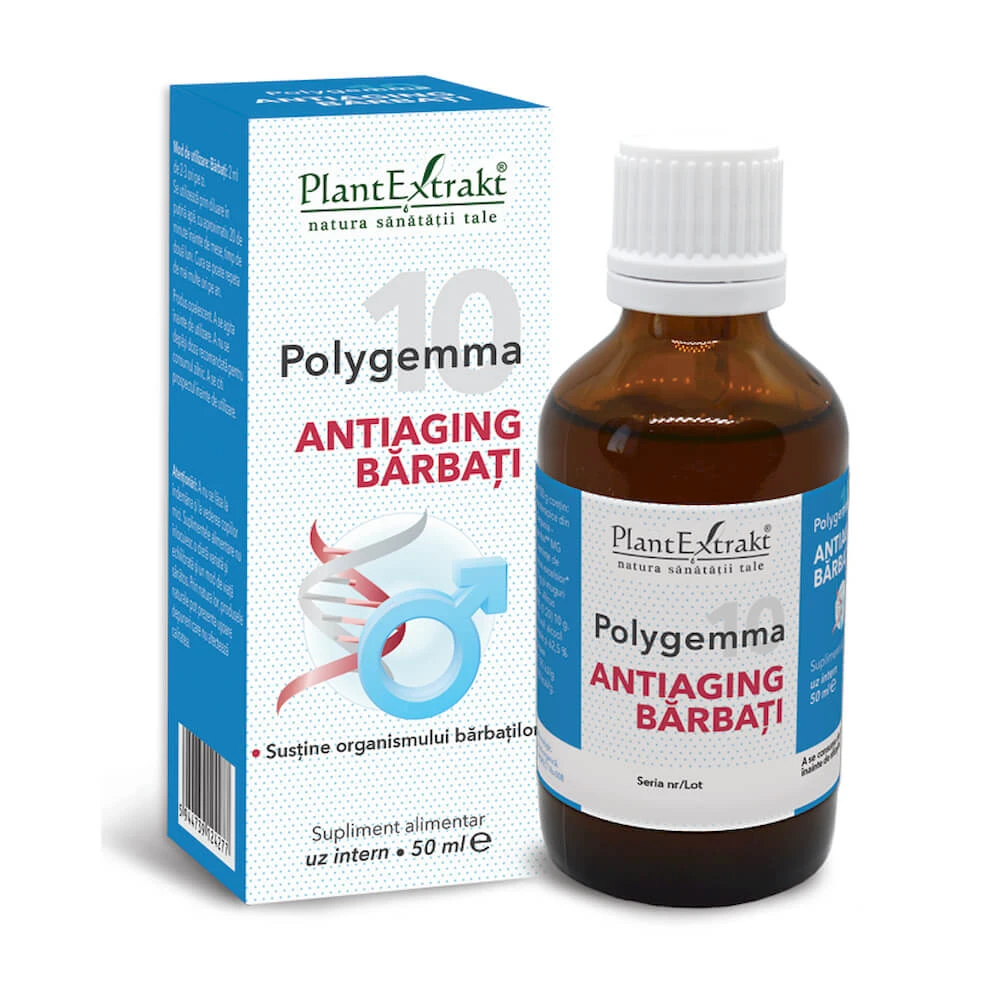 Polygemma 10 Antiaging Männer 50+, 50 ml, Pflanzenextrakt