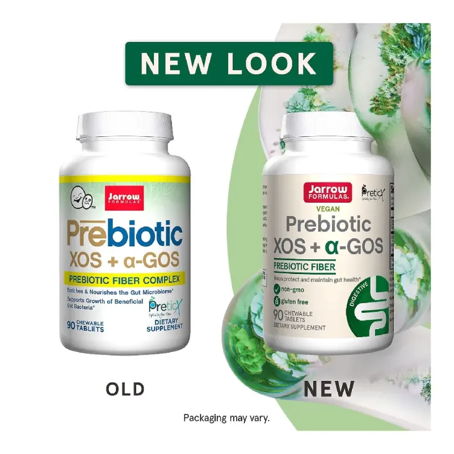 Prebiotici XOS+GOS, Jarrow Formulas, 90 compresse masticabili, Secom