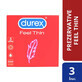Kondom Feel Thin, 3 St&#252;ck, Durex