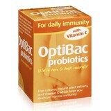 Probiotic cu Vitamina C pentru cresterea imunitatii, 30 capsule, OptiBac