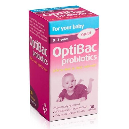 Probiotikum für Säuglinge und Kinder, 10 ml, OptiBac