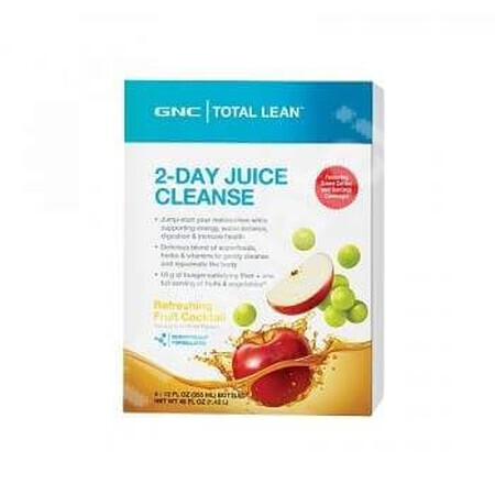 Program de detoxifiere în 2 zile Total Lean (732217), 4 x 355 ml, GNC