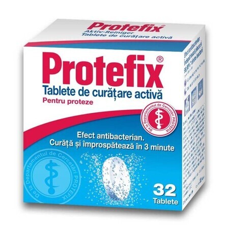 Protefix aktive Reinigungstabletten, 32 Stück, Queisser Pharma