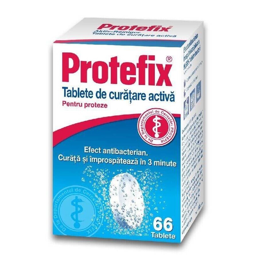 Protefix aktive Reinigungstabletten, 66 Stück, Queisser Pharma