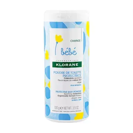 Schützendes Babypuder, 100 g, Klorane Baby