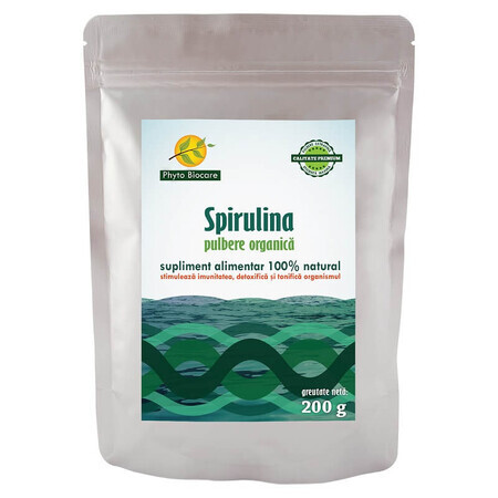 Spirulina-Pulver, 200 g, Phyto Biocare