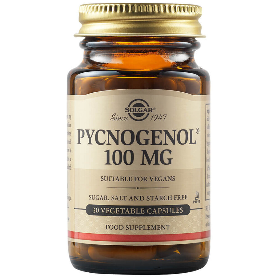 Pycnogenol 100 mg, 30 Kapseln, Solgar