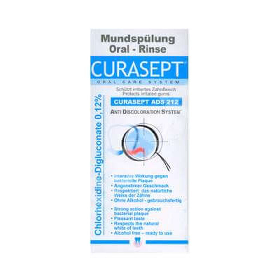 Mouthwash with chlorhexidine 0.12% Curasept, 200 ml, Curaprox