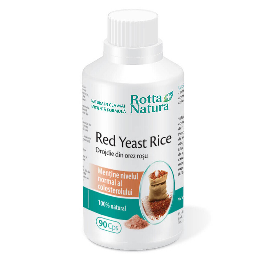 Rote Hefe-Reis-Hefe 635 mg, 90 Kapseln, Rotta Natura Bewertungen