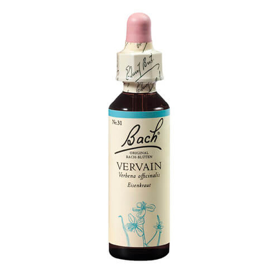 Remediu floral picaturi verbina Vervain Original Bach, 20 ml, Rescue Remedy