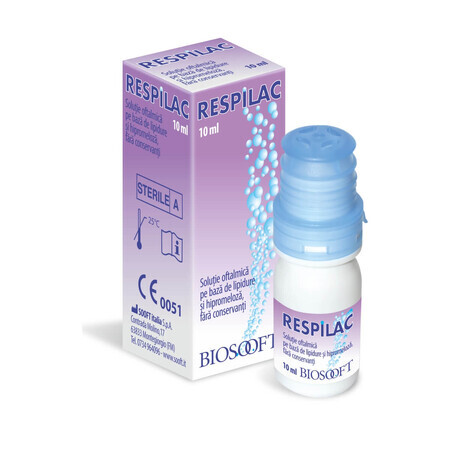 Respilac soluție oftalmică, 10 ml, Biosooft