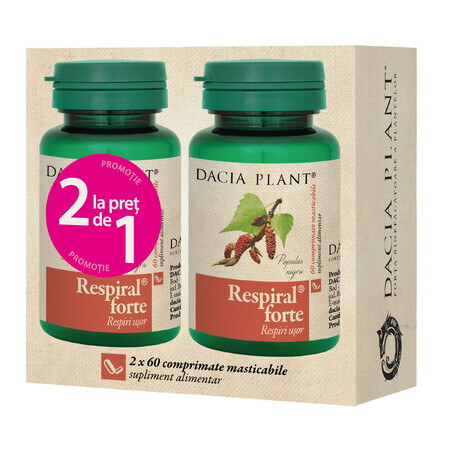 Respiral Forte, 60 Tabletten, 1+1, Dacia Werk