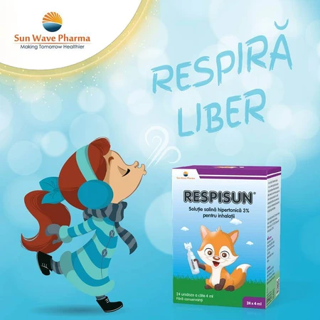 Respisun soluzione salina ipertonica 3%, 24 dosi, Sun Wave Pharma