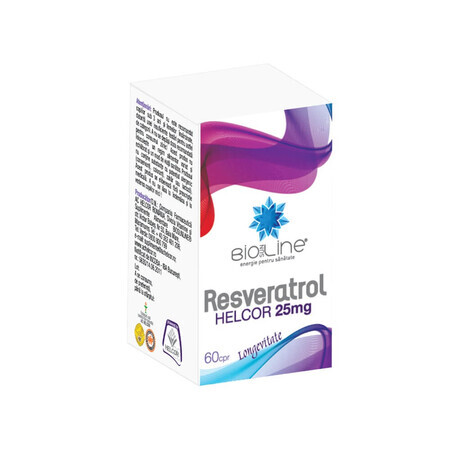 Resveratrol 25mg, 60 Tabletten, Helcor