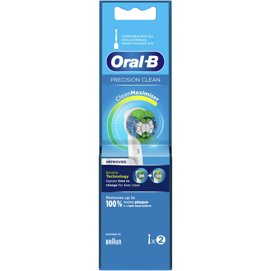 Braun Precision Clean electric toothbrush refill, 2 pieces, Oral-B